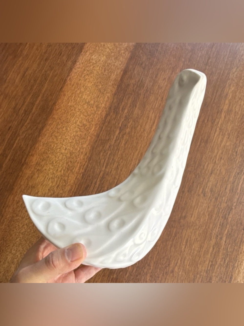 Jonathon Adler Happy Home White Salt Ceramic Decorative Bird